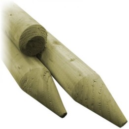 2400mm x 75mm Pointed Stakes